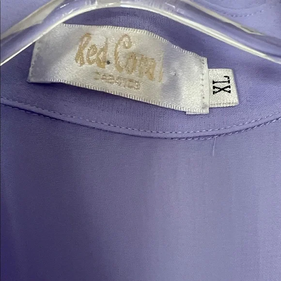 Elegant Lavender Tie-Front Blouse - Picture 2 of 3